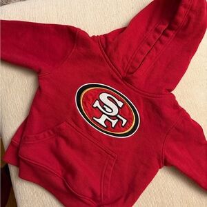 NFL Kids Red Hoodie with Team Logo
